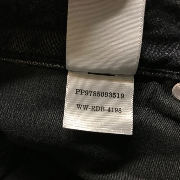 Everlane Jeans Womens 27 Black Curvy 90s Cheeky High Rise Straight Button Fly - Picture 9 of 14